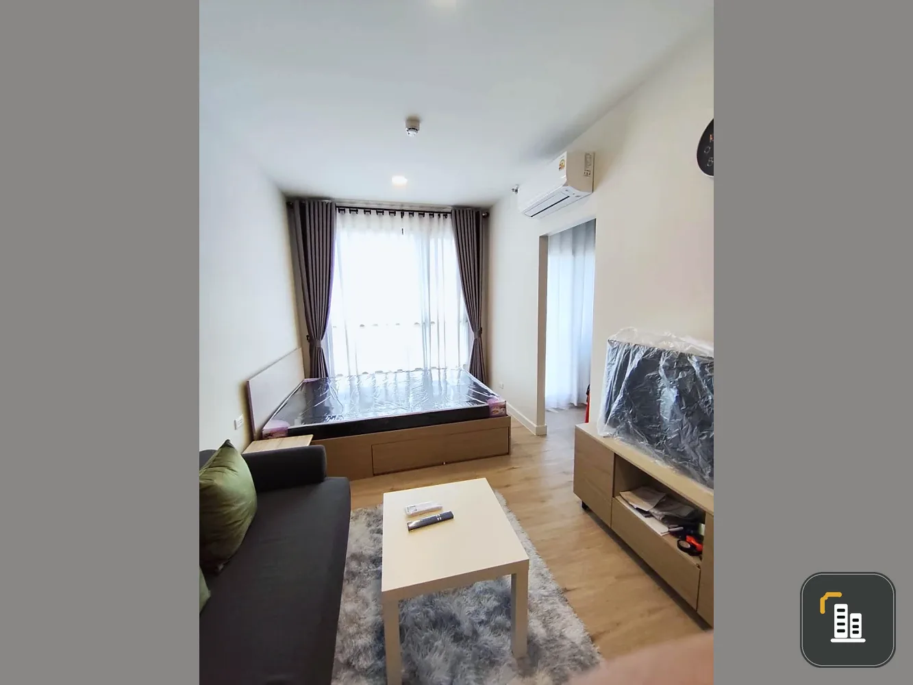 Condo for rent: Xim Rama 3-Suksawat, ready to move in, reasonable price, complete in one place, just bring your bags and move in.