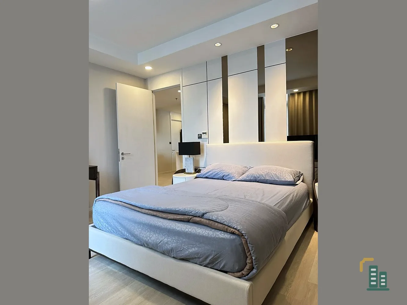 Condo for rent, Nusasiri Grand, large room, comfortable living, lots of usable space, fully furnished, appliances included. Come reserve now, don't mi