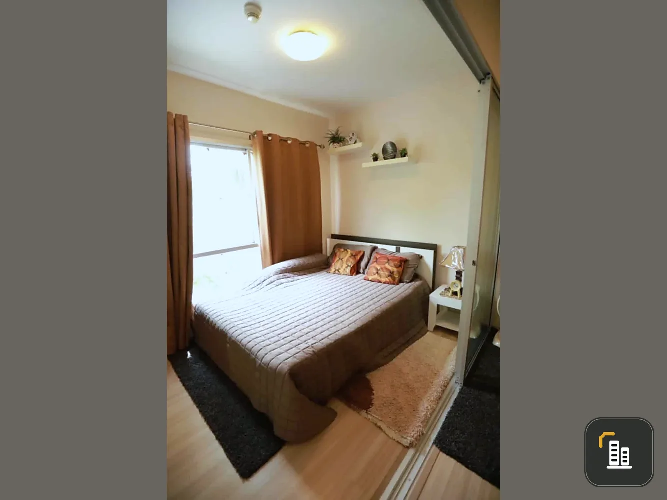 Plum Condo Bangyai Station for sale, nice room, fully furnished, just bring your bags and move in. Reserve now before it's gone+++