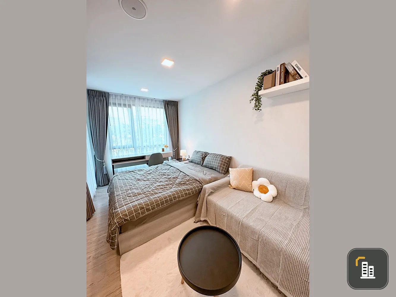 Kave Ava Studio for sale, decorated in a minimalist style, comes fully furnished. If you're looking for a great deal, hurry and reserve now!