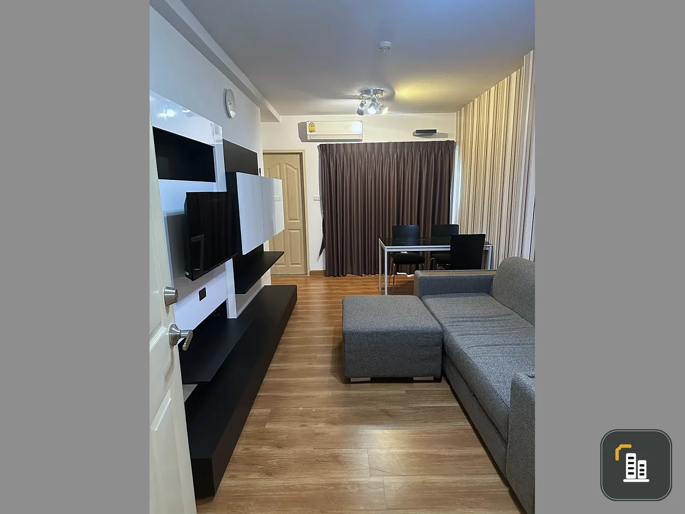 For rent: Supalai City Resort Ratchada Huaikwang, 5th floor, fully furnished, nice room, reserve now, hurry!