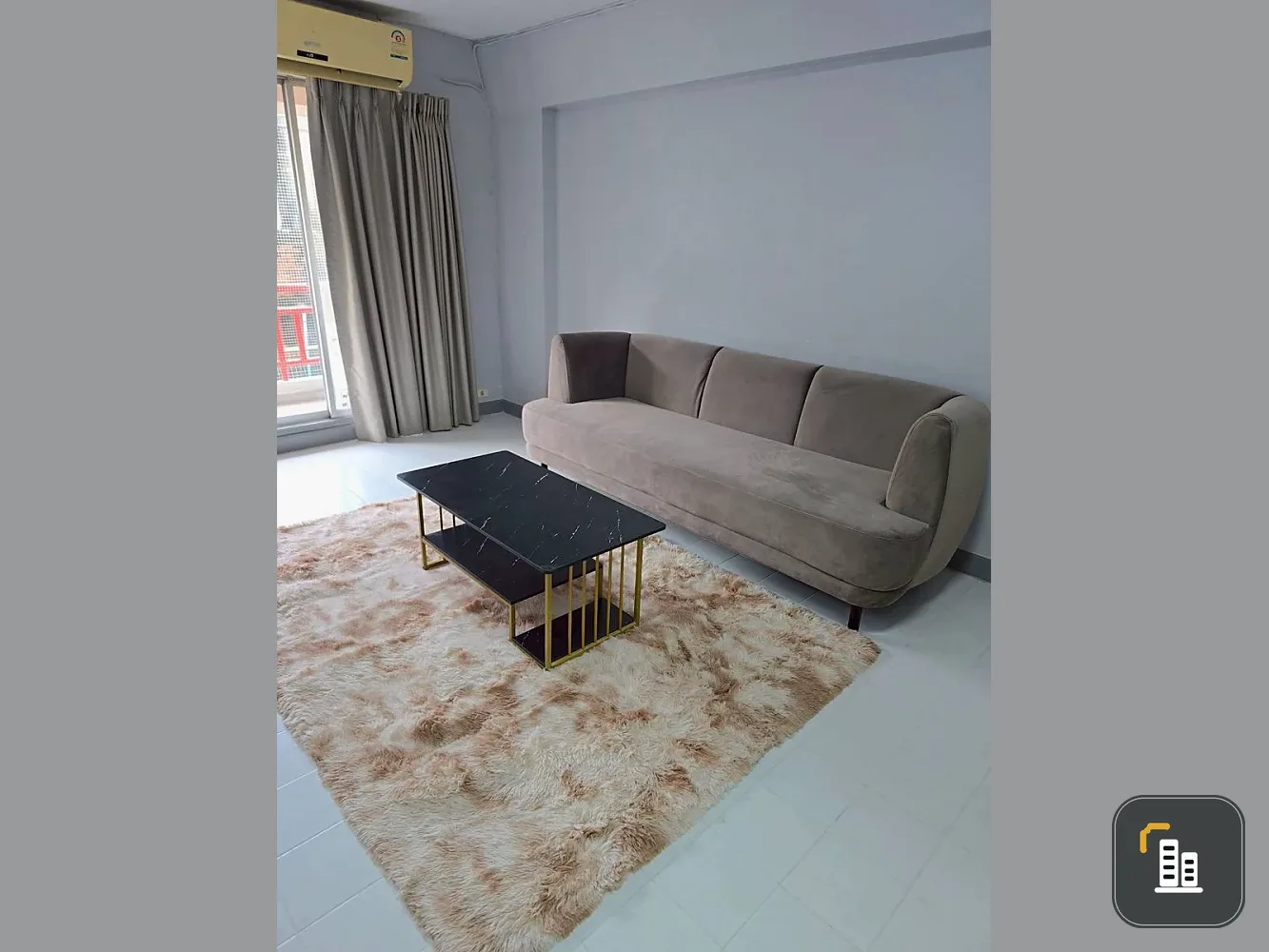 For rent!! Condo Origin Place Bangna, 2nd floor, Building A, elegantly decorated room, great price, ready to move in, hurry and reserve now!!