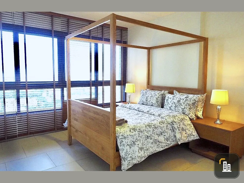 For rent: Zire Wongamat, spacious room, lots of usable space, good location, beautiful view, fully furnished, reserve now!