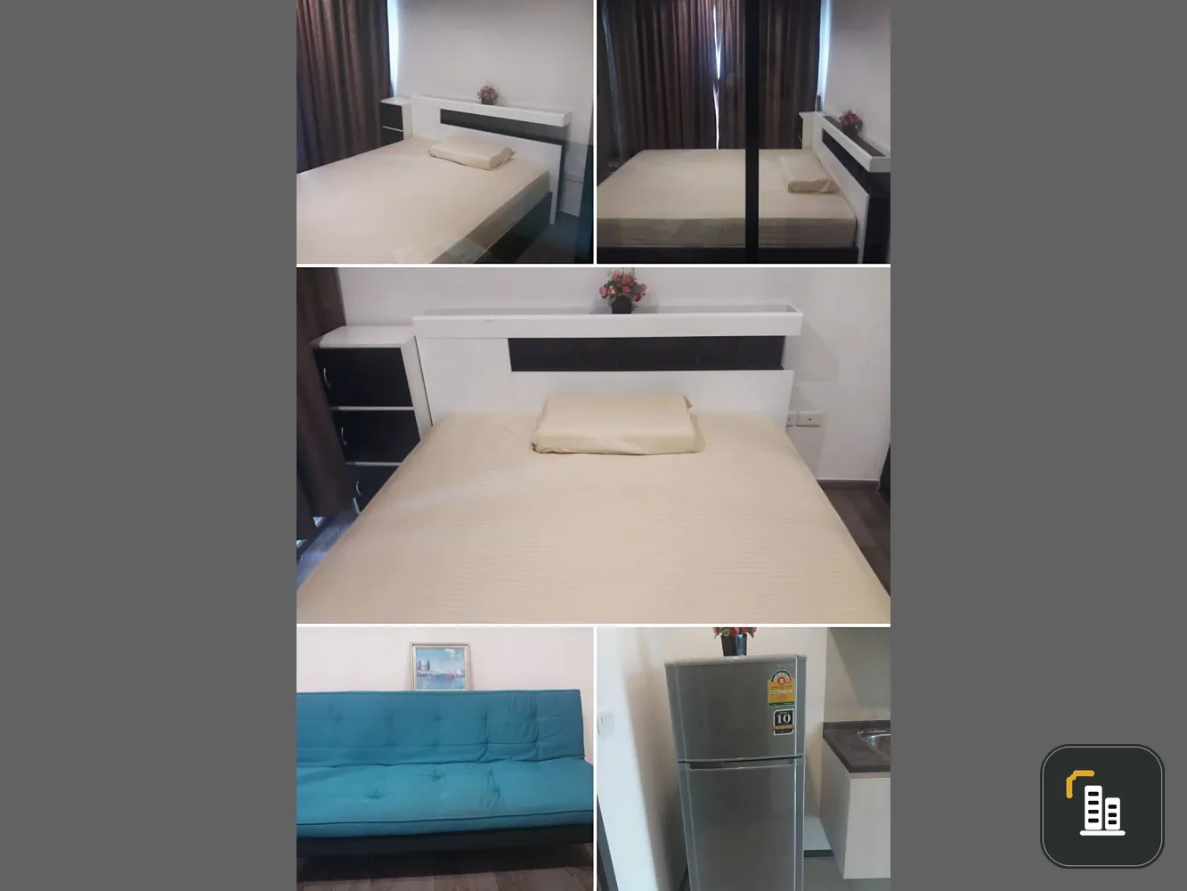 Urgent! Condo for rent at The Base Park West, 1 bedroom, 9th floor, fully furnished, ready to move in. Don't miss out!