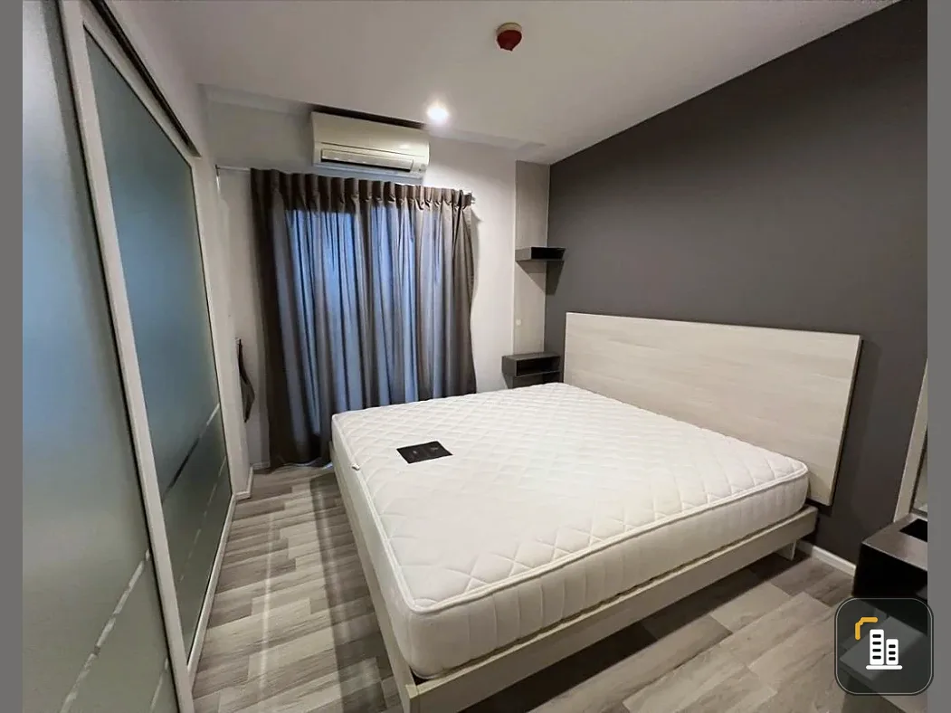 Condo for rent at The Key Chaloem Phrakiat Rama 9, 2nd floor, fully furnished, ready to move in. Don't miss out!