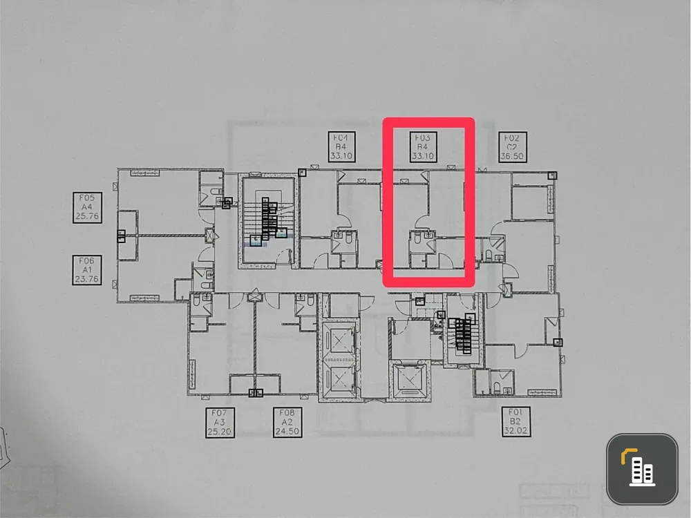 Cobe Ratchada-Rama 9 for sale, private with only 8 units per floor, the only building with a Sky Lounge, must arrange.