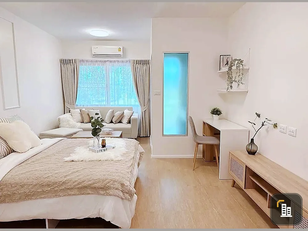 For rent!! Condo A Space Sukhumvit 77, a room decorated in a simple, luxurious style, good price, ready to move in, hurry and reserve now!!