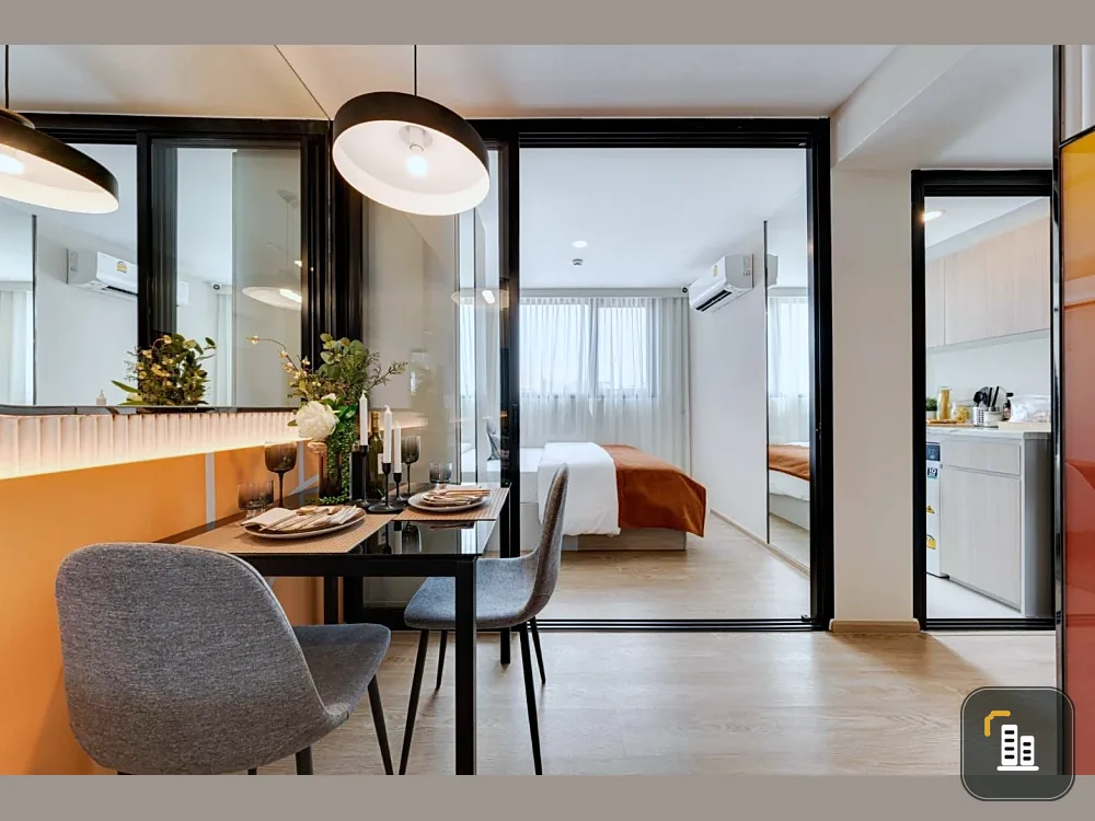 Down payment sale for The Origin Sukhumvit - Praksa, 28th floor, good project, complete common areas, reserve now.