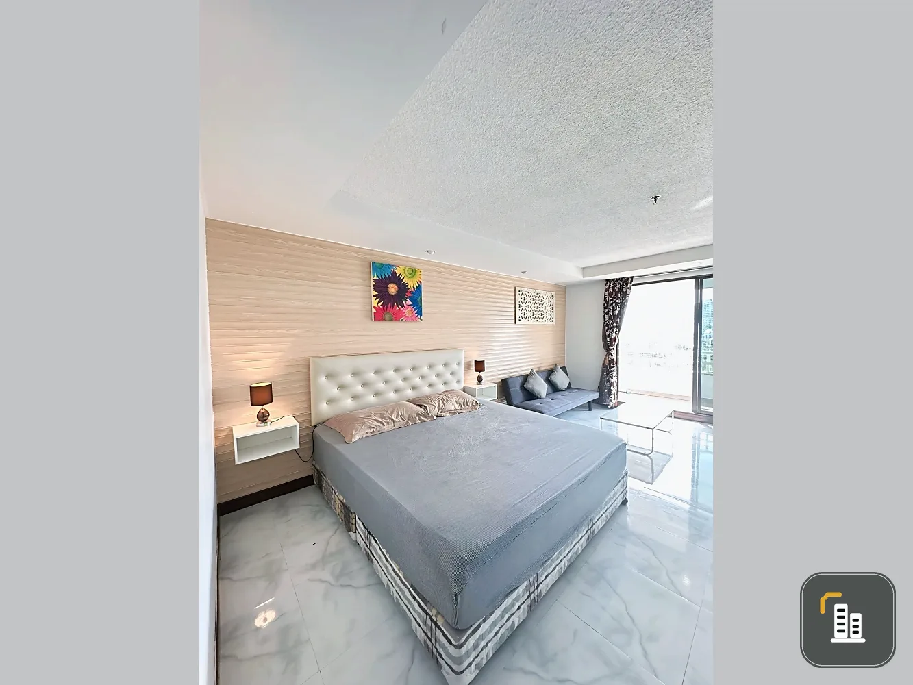 For sale: Angket Condominium, 4th floor, Jomtien Beach view, fully furnished, nice to live in. If interested, hurry and reserve now.