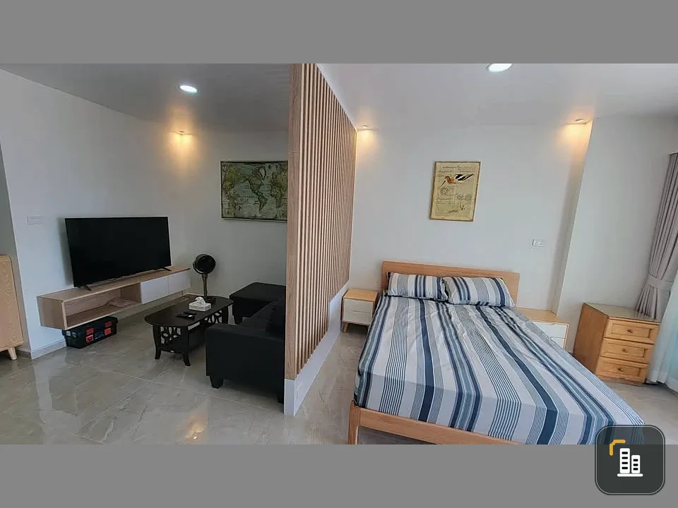 For rent View Talay Jomtien Condominium, high floor, ready to move in, fully furnished, spacious room, comfortable, reserve now.
