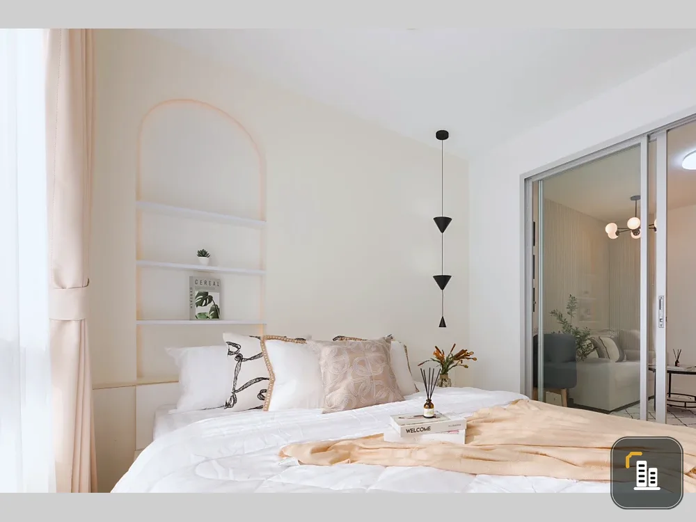 For sale: The Trust Residence Pinklao, a lovely room, fully furnished, ready to move in. Hurry and reserve now before it's too late.