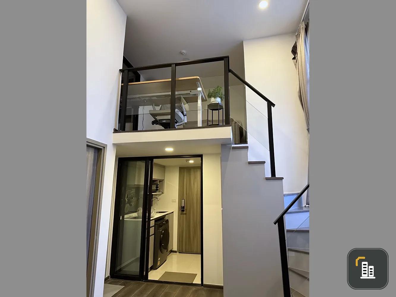 For rent!! Condo Knightsbridge Space Ratchayothin, 25th floor, elegantly decorated room, great price, ready to move in, hurry and reserve now!!