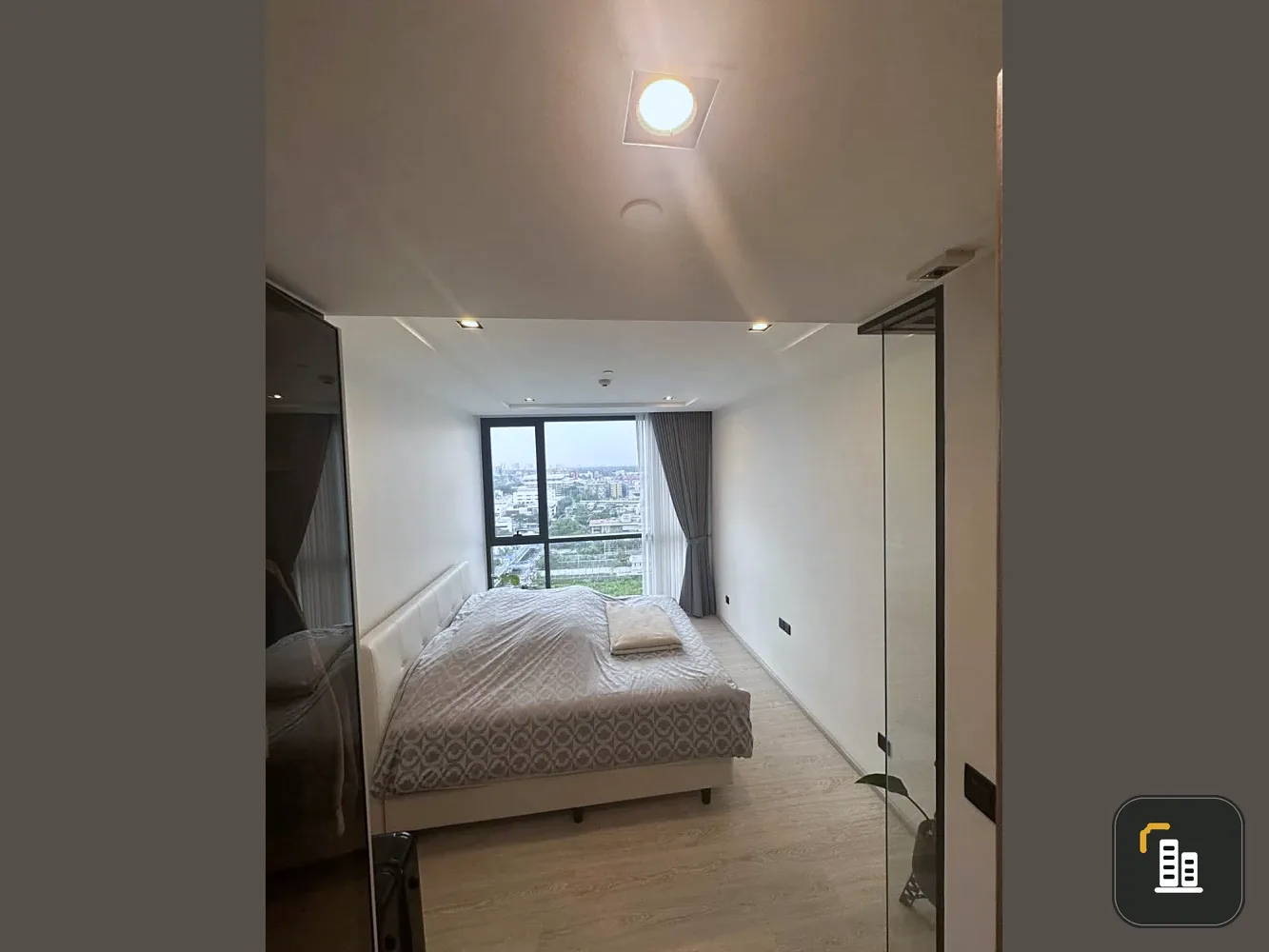 Condo for rent: The Room Sukhumvit 38, ready to move in, 15th floor, central garden floor, next to the garden, garden view and Chao Phraya River, quie