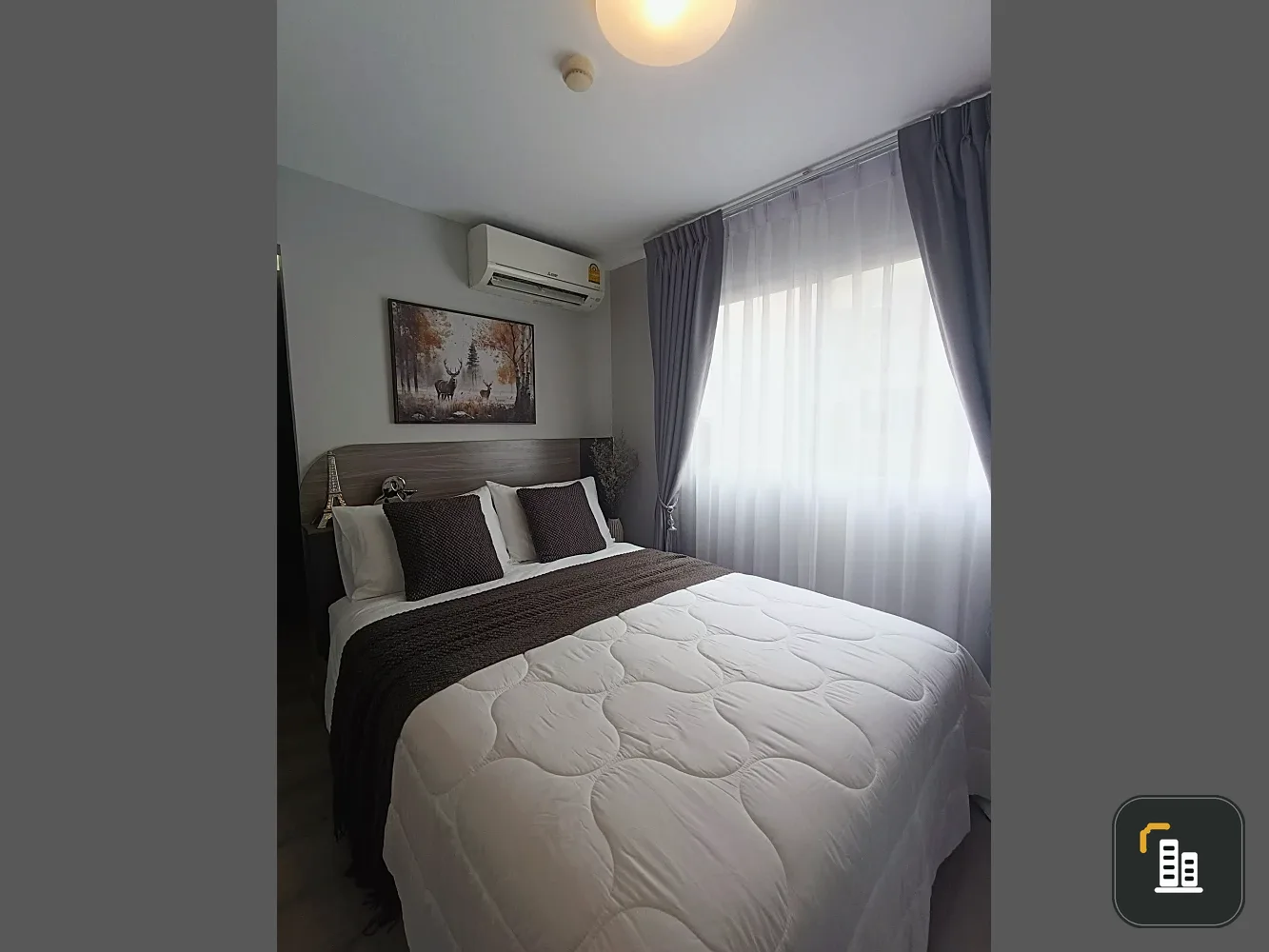For rent: Lumpini Township Rangsit Klong 1, beautiful room, excellent condition, modern style decoration, complete built-in furniture, reserve now.