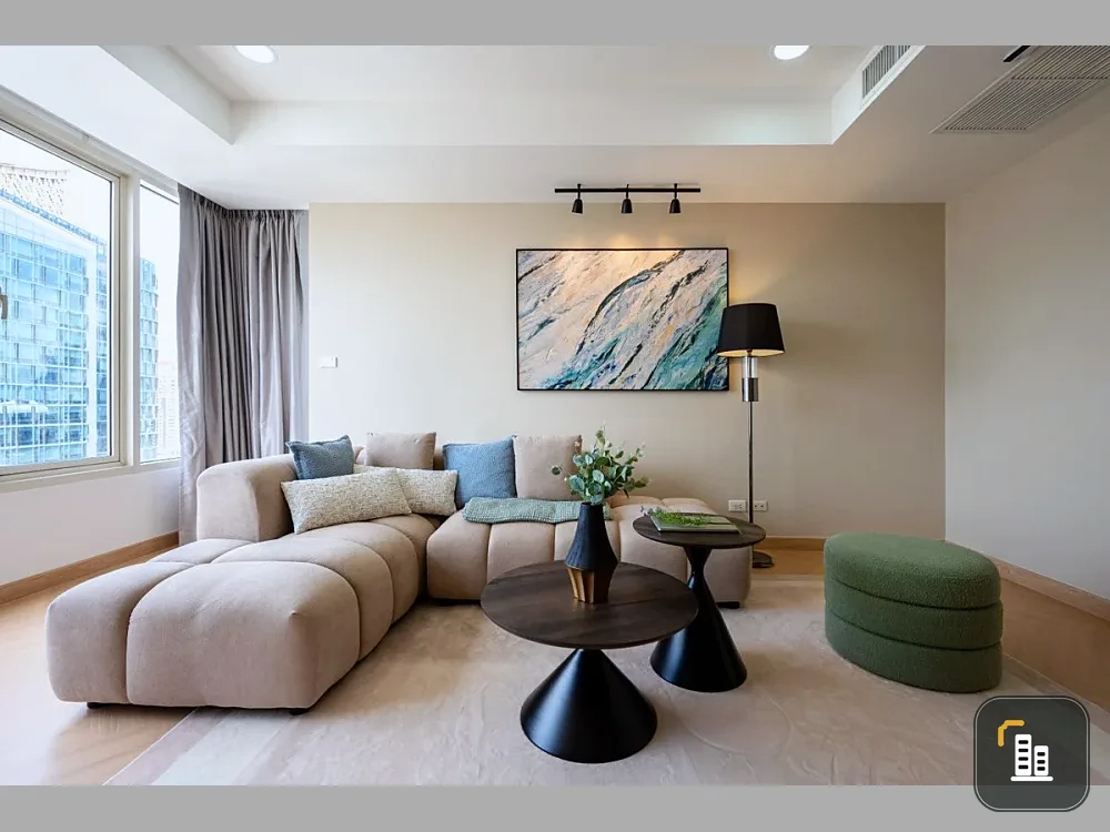 For sale: Hampton Thonglor 10, 20th floor, spacious room, comfortable living, fully furnished. If interested, hurry and buy now.