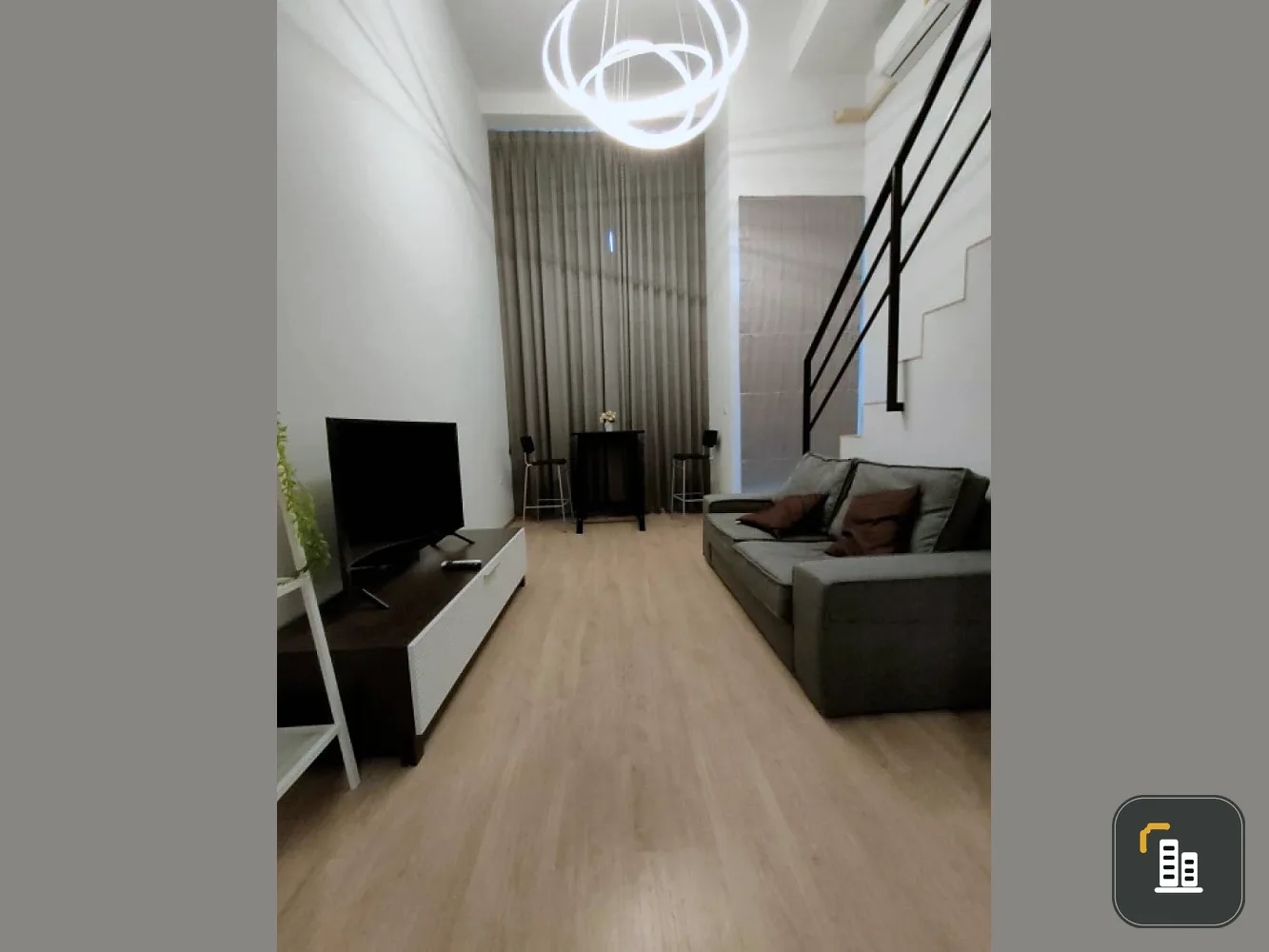 Condo for sale, Ideo New Rama 9, 21st floor, high view, corner room, very private, definitely don't miss it.