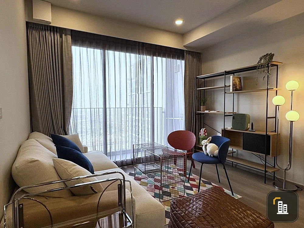 Whizdom the Forestias for sale, Destinia Building, 42nd floor, forest park view, fully furnished and equipped with appliances, ready to move in.