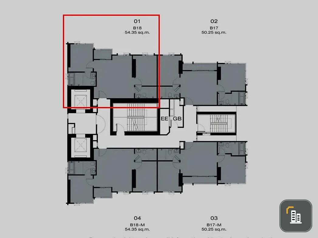 Down payment sale for NUE Riverest Ratburana, 2 bedrooms, 2 bathrooms, lots of usable space, good location, hurry and reserve now!