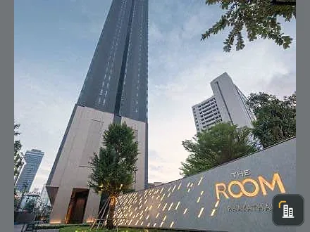 For sale: The Room Phayathai, 34th floor, corner room, fully furnished, ready to move in. Reserve now, don't miss out!