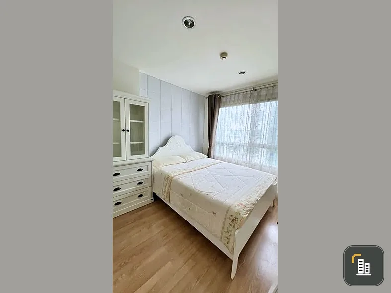 For sale Lumpini Ville On Nut 46, ready to move in, furnished, shady side, not exposed to the sun, cool room, garden view
