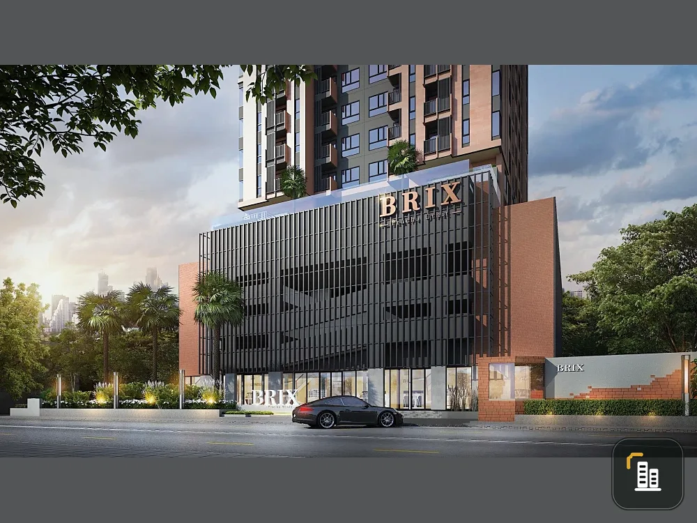 Down payment sale BRIX PRACHA UTHIT, 1 BEDROOM type, size 28.5 sq m., 6th floor, free built-in kitchen set, reserve now.