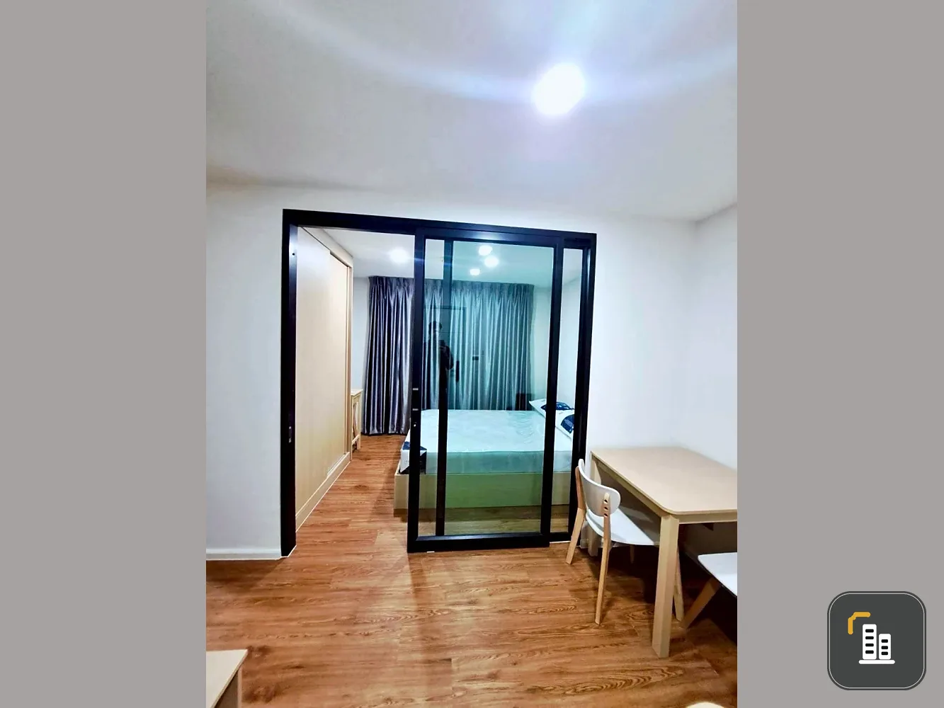 For rent: Alive Sukhumvit 76, room size 27.89 sq m, 2nd floor, Building A, fully furnished, ready to move in.
