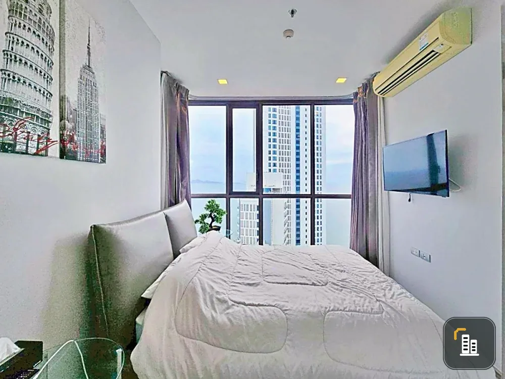 Baan Plai Haad Condo for rent, high floor, ready to move in, fully furnished, comfortable, reserve now++
