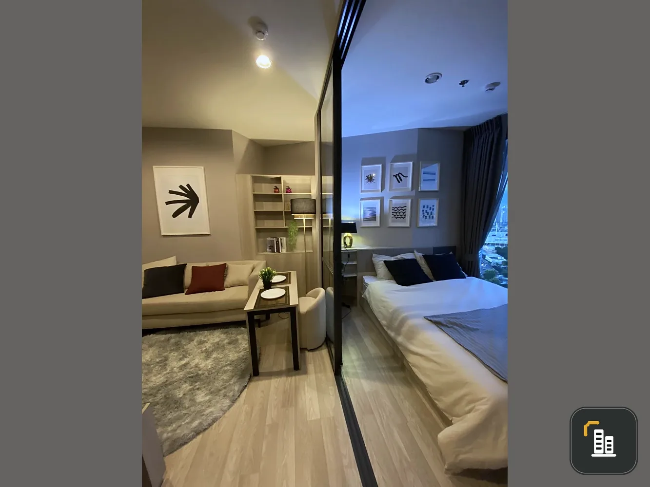 Condo for rent at Ideo Mobi Sukhumvit East Point, a nice room, fully furnished, ready to move in.