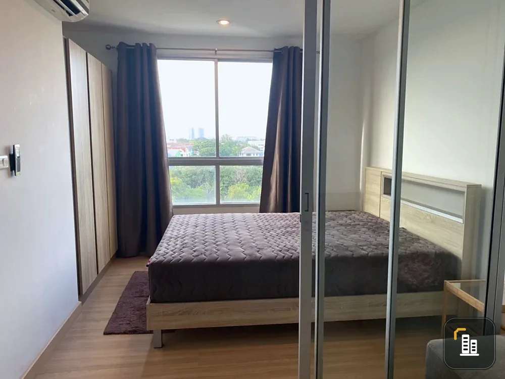 Condo for sale The Niche ID Seri Thai, 6th floor, size 28 sq m., garden side, room in a quiet corner, don't miss it!