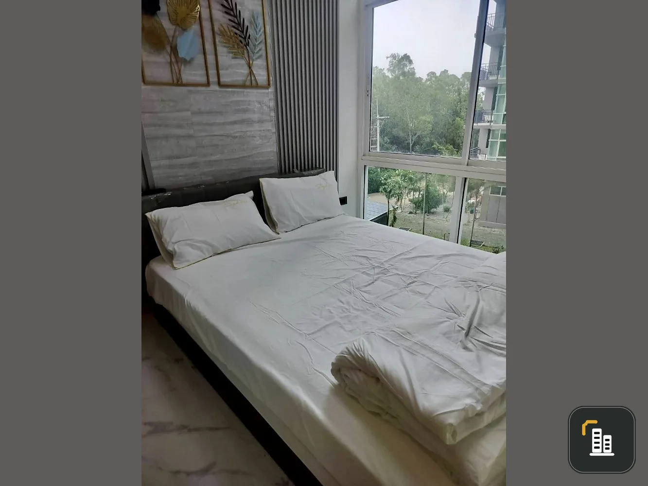 For rent: The Grand Jomtien, 3rd floor, nice room, fully furnished, reserve now.