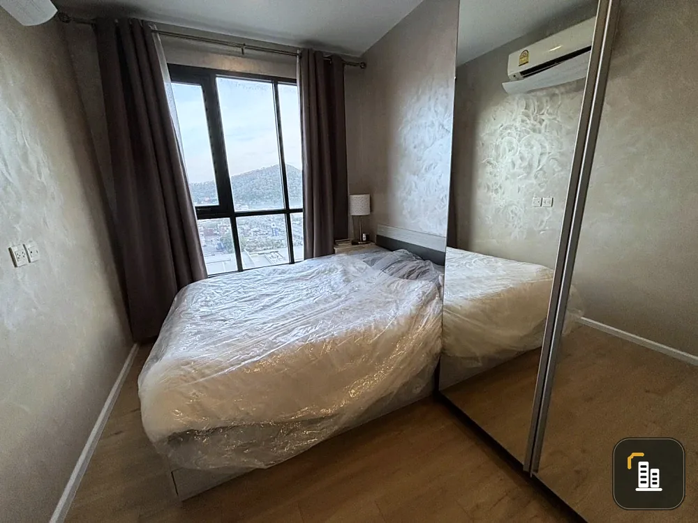 For sale: Notting Hill Leamchabang, 1 bedroom, 1 bathroom, fully furnished, beautiful city view from high floor, reserve now.