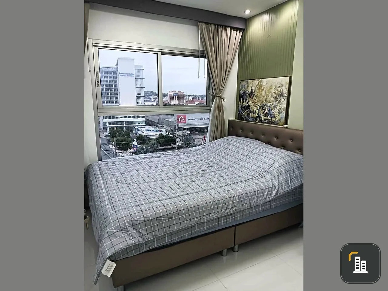 For rent: The Trust Condo South Pattaya, a nice room, fully furnished, beautiful city view, no blocking, reserve now!