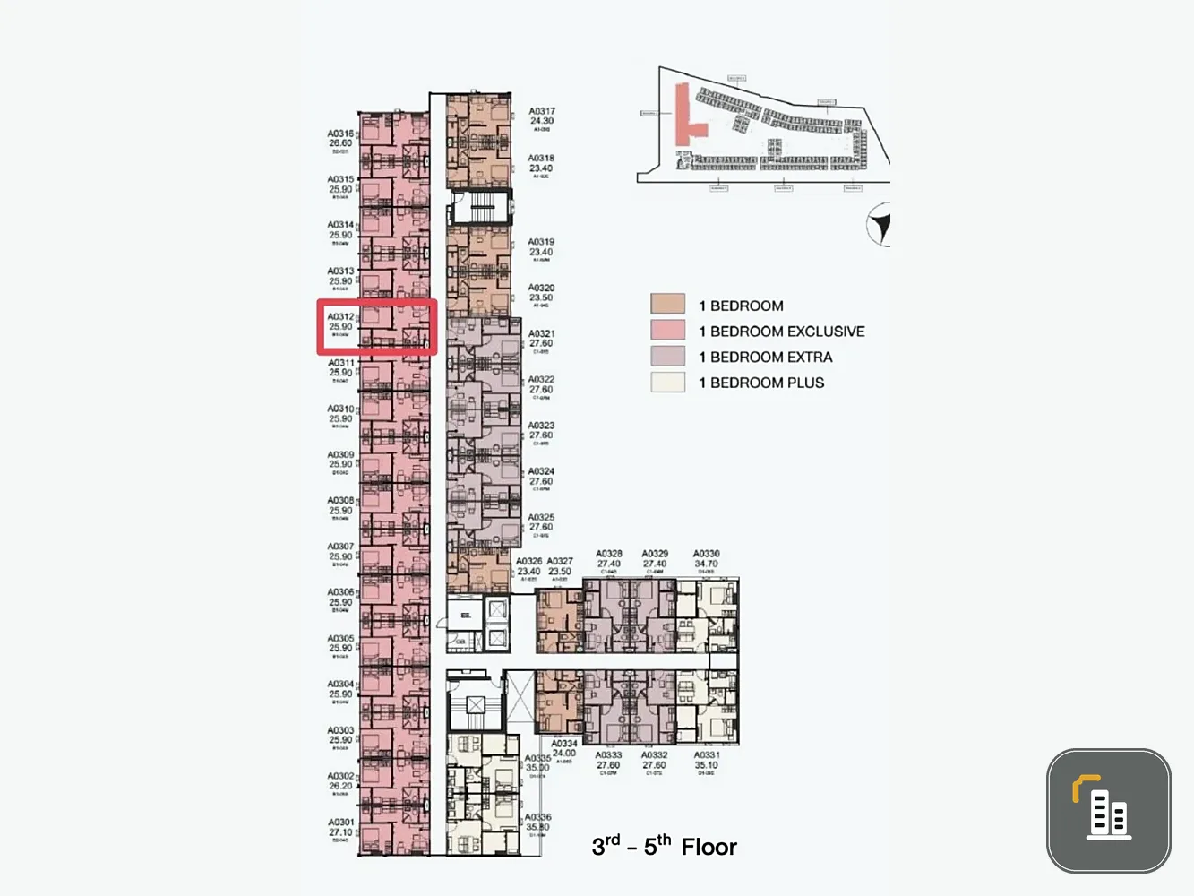 Selling down payment for Kave Wonderland, 5th floor, 1 Bedroom Exclusive room. Interested? Reserve now. Don't miss out!