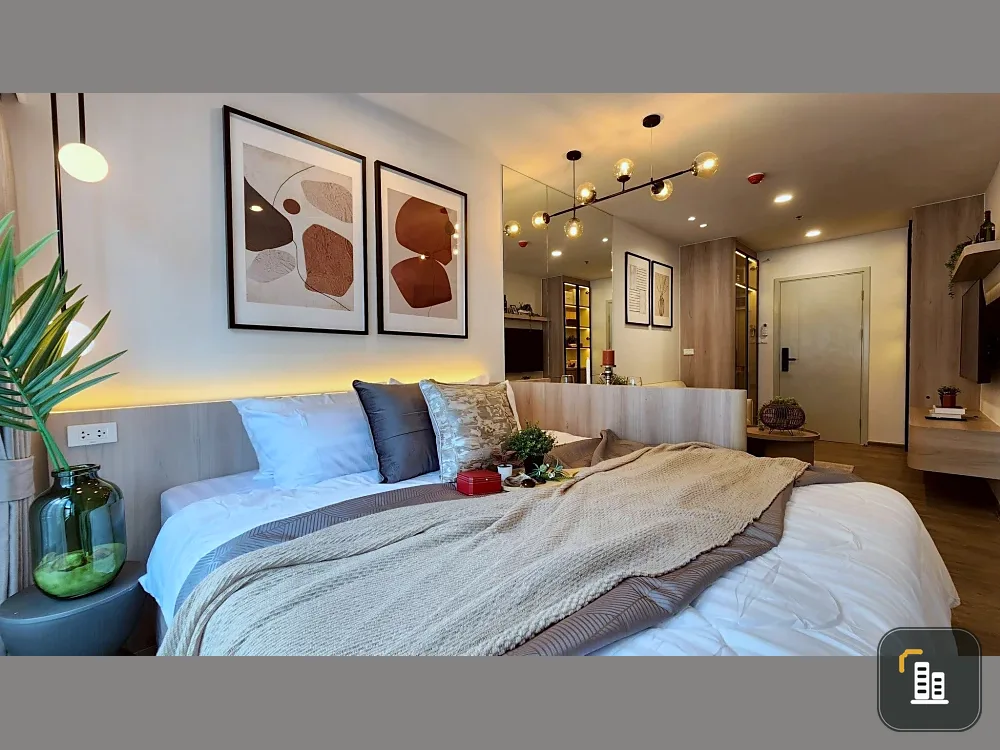 Urgent rent!! Regent Wutthakat project, near the BTS, complete with electrical appliances, fully furnished, ready to move in. Don't miss it!
