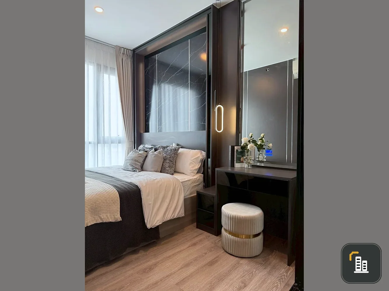 Condo for rent: Knightsbridge Sukhumvit-Theparak, the most beautiful in the building.
