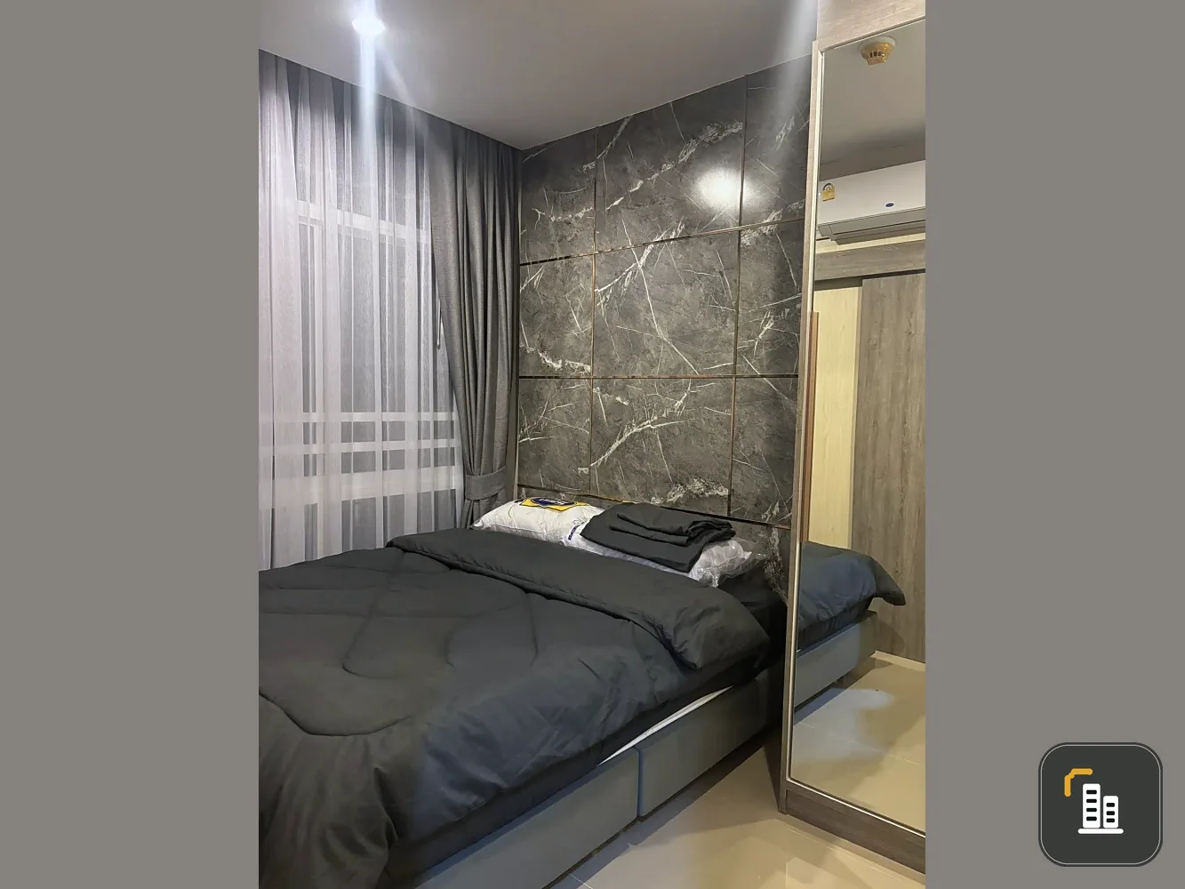 For rent: The Grand Jomtien, 9th floor, nice room, fully furnished. Interested? Reserve now. Don't miss out!