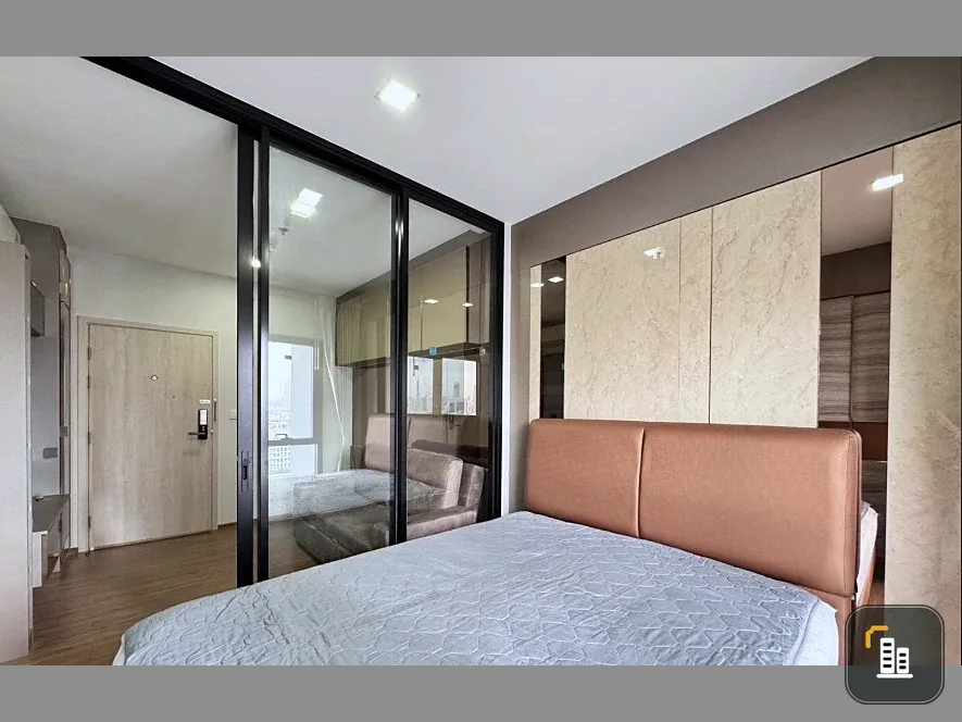 Condo for rent, Metris Rama 9 - Ramkhamhaeng, ready to move in, complete in one place. Come reserve today, don't miss out!