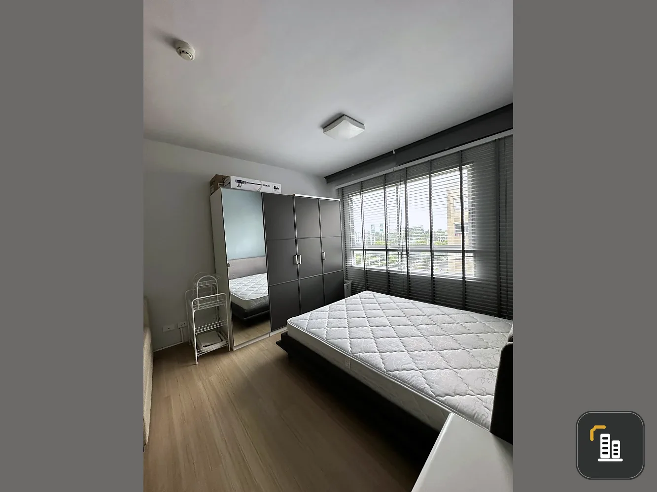 Plum Condo Samakkhi for sale, 5th floor, fully furnished, ready to move in, reserve now, hurry!