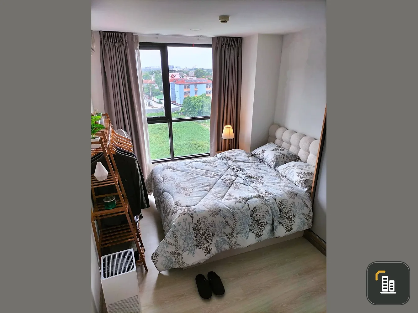 For Sale/Rent: Kensington Phahonyothin 63 Rare Unit! Corner room, 1 Bed Plus, corner room on the 7th floor, no room opposite, quiet atmosphere, very p
