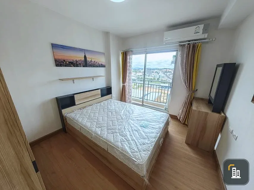 For sale Supalai mare Pattaya (South Pattaya) 17th floor, city + sea view, large room, 2 bedrooms, can't miss out on booking.