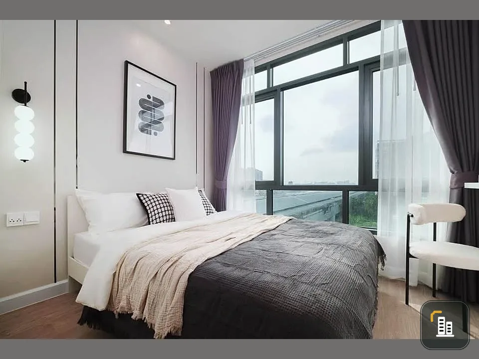 For sale: Metro Sky Prachachuen, 1 bedroom, 1 bathroom, beautifully decorated, 9th floor, beautiful view, not blocked, don't miss it.