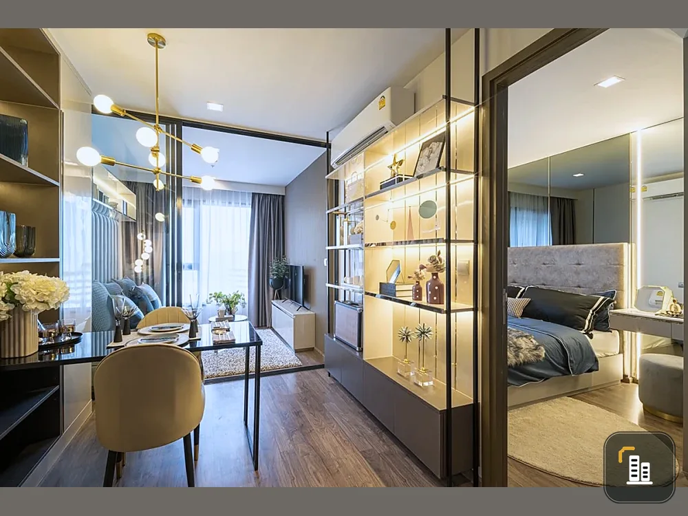 For sale: Aspire Huai Khwang, a nice room, spacious and comfortable, high floor, don't miss out, reserve now+++