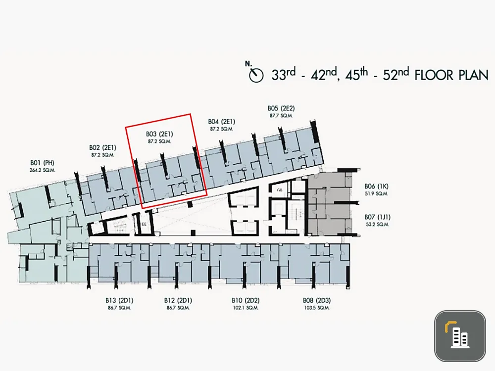 Down payment sale, Wan Wela Na Chao Phraya, 33rd floor, full view of the Chao Phraya River bend. Interested? Reserve now!