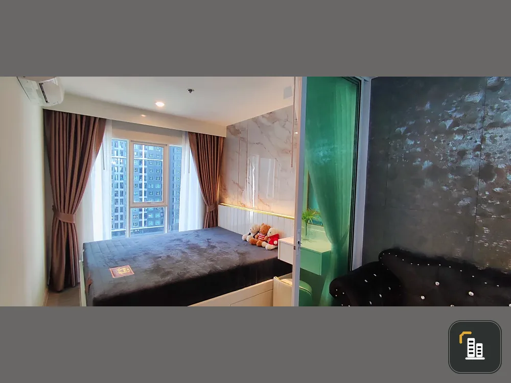 For rent: Regent Home Bangna, beautifully decorated room, nice to live in, swimming pool view, very chill atmosphere. If you don't reserve, you'll mis