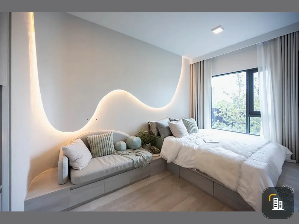 Selling reservation slip for COBE Ratchada Rama 9, 12th floor, good project, complete common area, interested, reserve now.