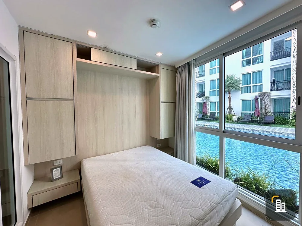 For sale: City Garden Olympus, 1st floor, next to the swimming pool, very chill atmosphere, like being in a resort. Hurry, it will be gone soon.