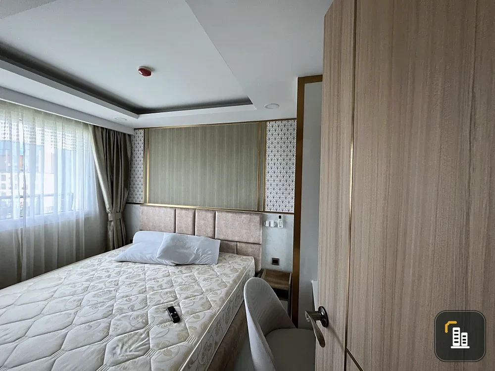 For sale: Dusit Grand Park 2, Building B, 7th floor, city view, beautifully decorated with built-ins throughout the room. Interested? Reserve now!