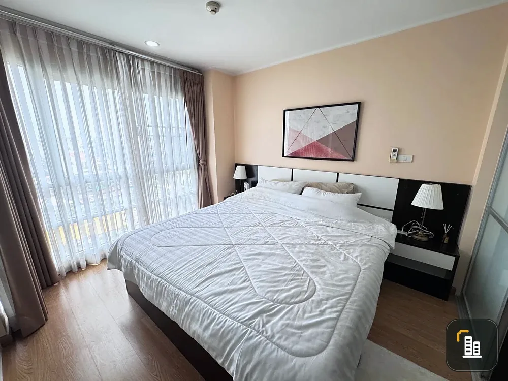 For sale U Delight @ Huai Khwang Station, 6th floor, good breeze, comfortable silence, compact but well-organized, warm space, buy now, don't wait.