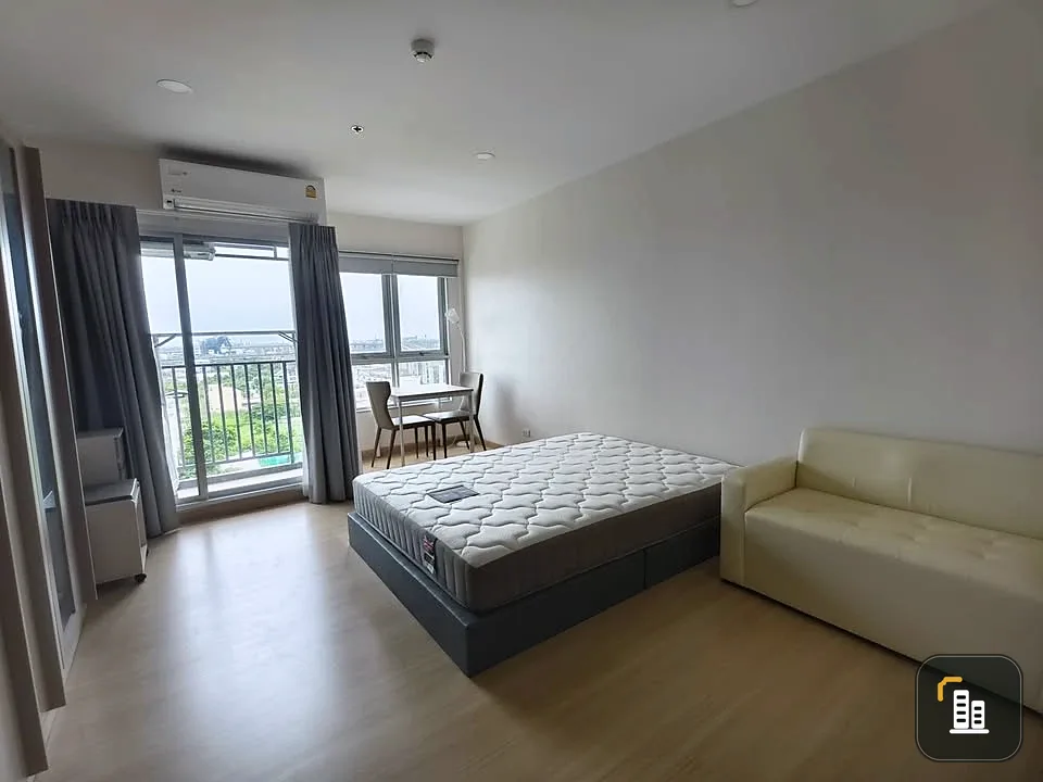 For sale: Supalai Veranda Sukhumvit 117, studio room, 10th floor, beautiful view, not blocked, fully furnished. Good like this, hurry and reserve now!