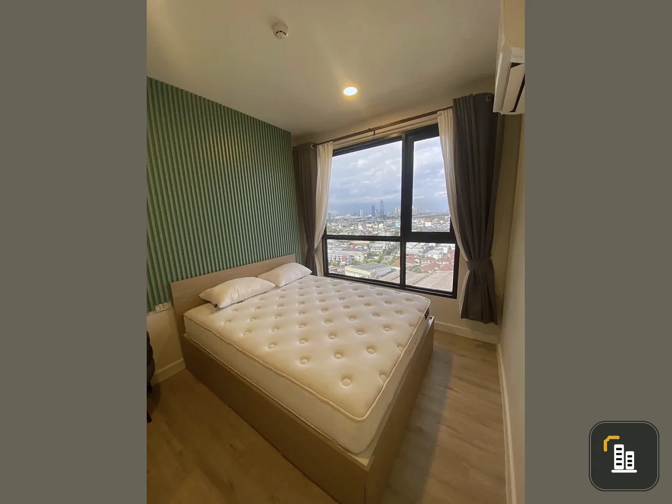 Xim Condo for rent, Suksawat-Rama 3, beautifully decorated room, well-built-in, 18th floor, Chao Phraya River curve view, hurry and reserve now!